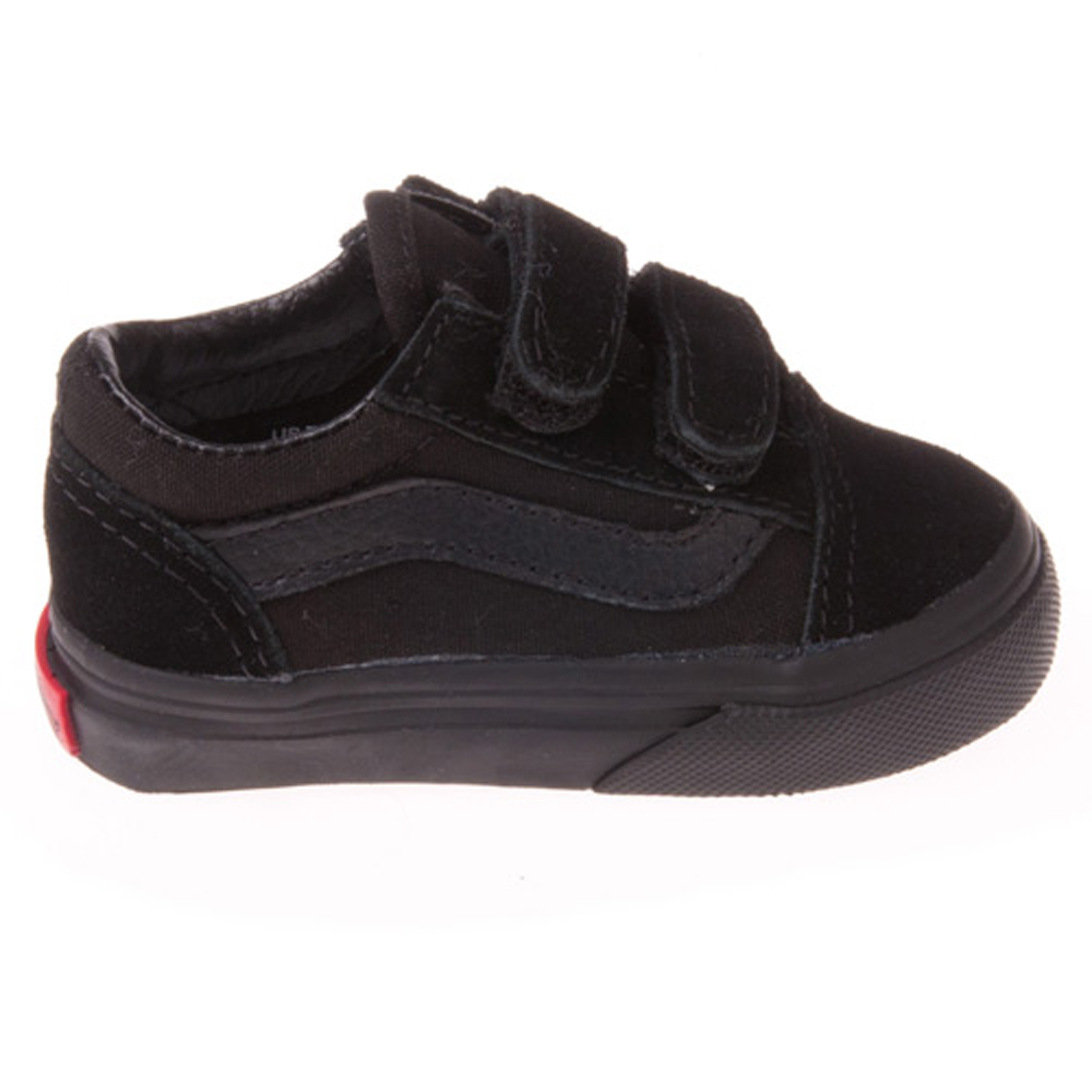 Vans VN0D3Y0I4 Toddler Old Skool Black/Black/Gum Shoes.